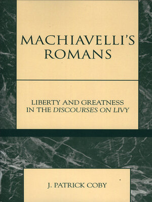 cover image of Machiavelli's Romans